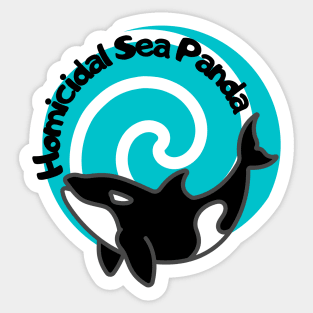 Homicidal Sea Panda Sticker